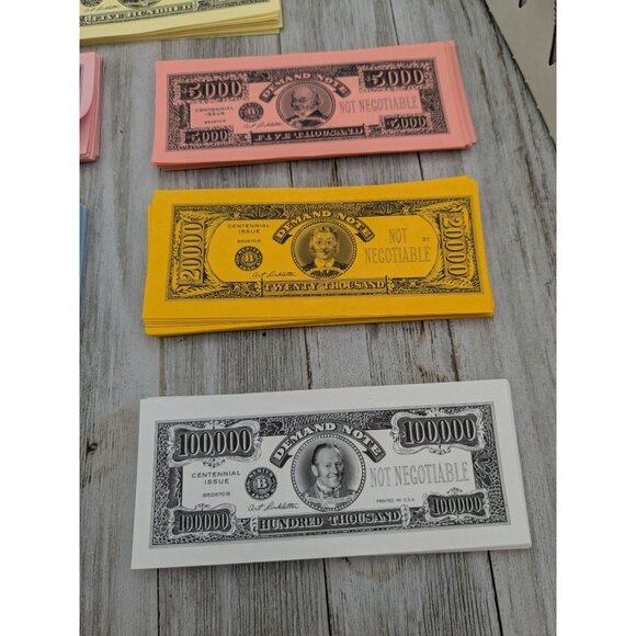 The Game of Life Replacement Parts 1979 Paper Money Currency And Money Bank - Picture 5 of 7